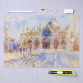 Pierre-Auguste Renoir - Venedig, Piazza San Marco Seidenpapier (Handwerk)