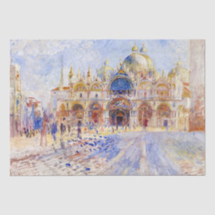 Pierre-Auguste Renoir - Venedig, Piazza San Marco Seidenpapier