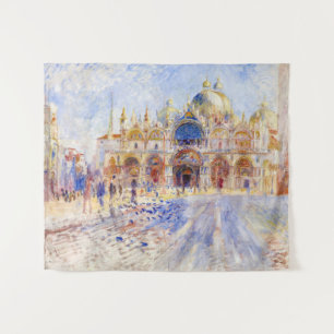 Pierre-Auguste Renoir - Venedig, Piazza San Marco Wandteppich
