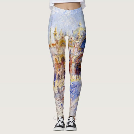 Pierre-Auguste Renoir - Venice, Piazza San Marco Leggings (Vorderseite)