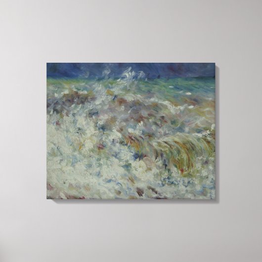 Pierre Auguste Renoir Vintag die Welle Leinwanddruck (Vorderseite)