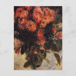 Pierre Auguste Renoir Vintage Rosen Postkarte