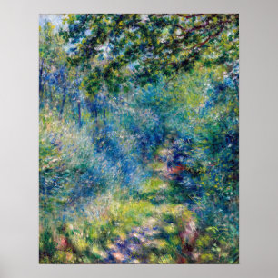 Pierre-Auguste Renoir - Weg im Wald Poster