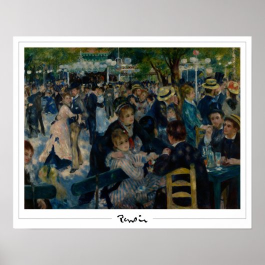 Pierre-Auguste Renoir Zedign Art Poster #11-2 (Vorne)