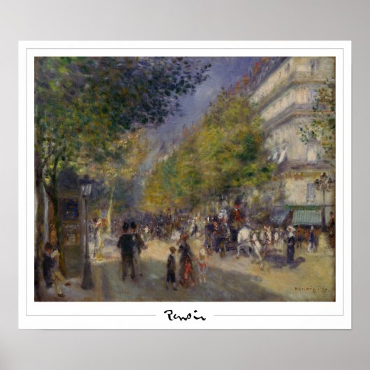Pierre-Auguste Renoir Zedign Art Poster #18-2 (Vorne)