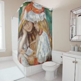 Pierre-Auguste Renoir - Zwei Girls Reading Duschvorhang