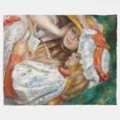 Pierre-Auguste Renoir - Zwei Girls Reading Fleecedecke (Vorderseite (Horizontal))