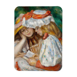 Pierre-Auguste Renoir - Zwei Girls Reading Magnet