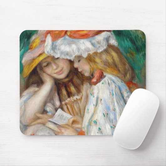 Pierre-Auguste Renoir - Zwei Girls Reading Mousepad (Mit Mouse)
