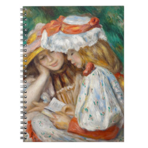 Pierre-Auguste Renoir - Zwei Girls Reading Notizblock