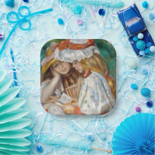 Pierre-Auguste Renoir - Zwei Girls Reading Pappteller (Party)