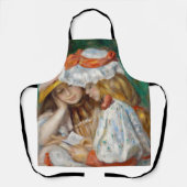 Pierre-Auguste Renoir - Zwei Girls Reading Schürze (Vorderseite)