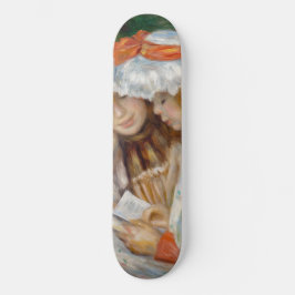Pierre-Auguste Renoir - Zwei Girls Reading Skateboard
