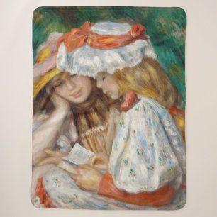 Pierre-Auguste Renoir - Zwei Mädchen beim Lesen Sherpadecke