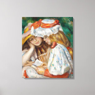 Pierre-Auguste Renoir - Zwei Mädchen lesen Leinwanddruck