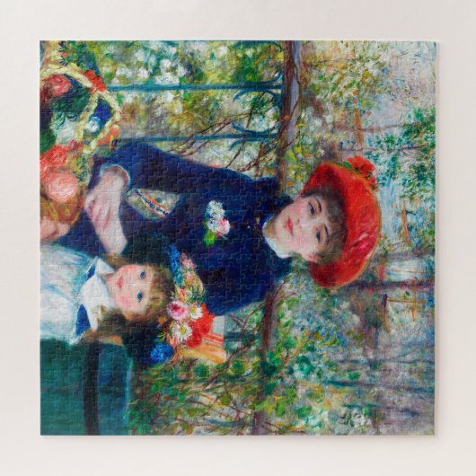 Pierre-Auguste Renoir zwei Schwester auf der Terra Puzzle (Horizontal)