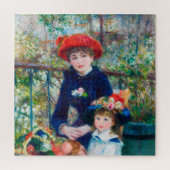Pierre-Auguste Renoir zwei Schwester auf der Terra Puzzle (Vertikal)