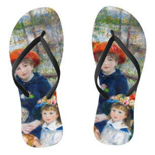 Pierre-Auguste Renoir - Zwei Schwestern auf der Te Badesandalen