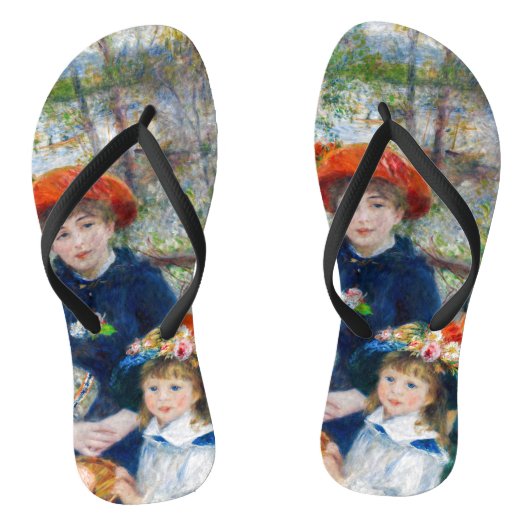 Pierre-Auguste Renoir - Zwei Schwestern auf der Te Badesandalen (Fußbett)