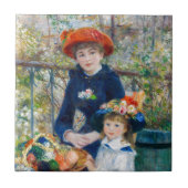 Pierre-Auguste Renoir - Zwei Schwestern auf der Te Fliese (Vorderseite)