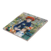 Pierre-Auguste Renoir - Zwei Schwestern auf der Te Fliese (Seite)