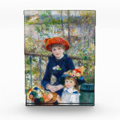 Pierre-Auguste Renoir - Zwei Schwestern auf der Te Fotoblock (Vorderseite)