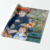 Pierre-Auguste Renoir - Zwei Schwestern auf der Te Geschenkpapier (Ungerollt)