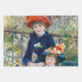 Pierre-Auguste Renoir - Zwei Schwestern auf der Te Geschenkpapier Set (Vorderseite 3)