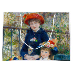 Pierre-Auguste Renoir - Zwei Schwestern auf der Te Große Geschenktüte