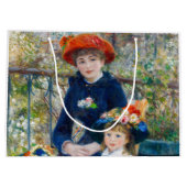 Pierre-Auguste Renoir - Zwei Schwestern auf der Te Große Geschenktüte (Rückseite)