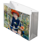 Pierre-Auguste Renoir - Zwei Schwestern auf der Te Große Geschenktüte (Vorderseite Schrägansicht)