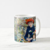 Pierre-Auguste Renoir - Zwei Schwestern auf der Te Kaffeetasse (VorderseiteRechts)