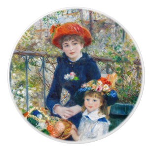 Pierre-Auguste Renoir - Zwei Schwestern auf der Te Keramikknauf