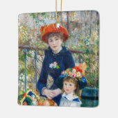Pierre-Auguste Renoir - Zwei Schwestern auf der Te Keramikornament (Links)