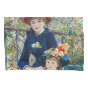 Pierre-Auguste Renoir - Zwei Schwestern auf der Te Kissenbezug