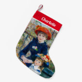 Pierre-Auguste Renoir - Zwei Schwestern auf der Te Kleiner Weihnachtsstrumpf (Vorderansicht (hängend))