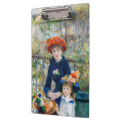 Pierre-Auguste Renoir - Zwei Schwestern auf der Te Klemmbrett (Links)