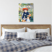 Pierre-Auguste Renoir - Zwei Schwestern auf der Te Leinwanddruck (Insitu (Schlafzimmer))