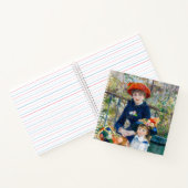 Pierre-Auguste Renoir - Zwei Schwestern auf der Te Notizblock (Innenseite)
