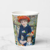 Pierre-Auguste Renoir - Zwei Schwestern auf der Te Pappbecher (Rückseite)