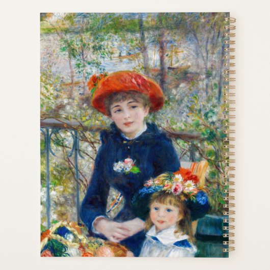 Pierre-Auguste Renoir - Zwei Schwestern auf der Te Planer (Rückseite)