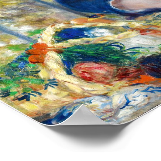 Pierre-Auguste Renoir - Zwei Schwestern auf der Te Poster (Ecke)