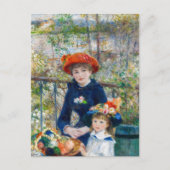 Pierre-Auguste Renoir - Zwei Schwestern auf der Te Postkarte (Vorderseite)