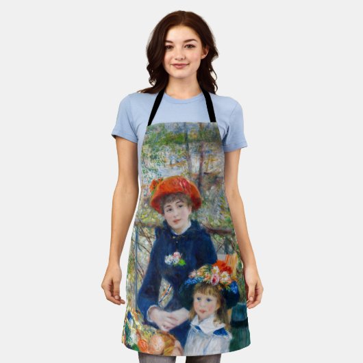 Pierre-Auguste Renoir - Zwei Schwestern auf der Te Schürze (Getragen)