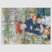 Pierre-Auguste Renoir - Zwei Schwestern auf der Te Seidenpapier (Vorderseite)