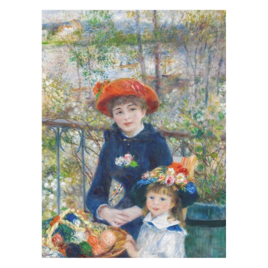 Pierre-Auguste Renoir - Zwei Schwestern auf der Te Tischdecke (Vorderseite)