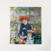 Pierre-Auguste Renoir - Zwei Schwestern auf der Te Wandteppich (Vorderseite)