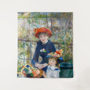 Pierre-Auguste Renoir - Zwei Schwestern auf der Te Wandteppich