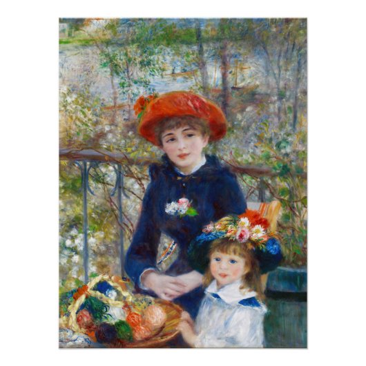 Pierre-Auguste Renoir zwei Schwestern CC0524 Poster (Vorderseite)