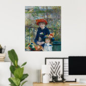 Pierre-Auguste Renoir - Zwei Schwestern Poster (Heimbüro)